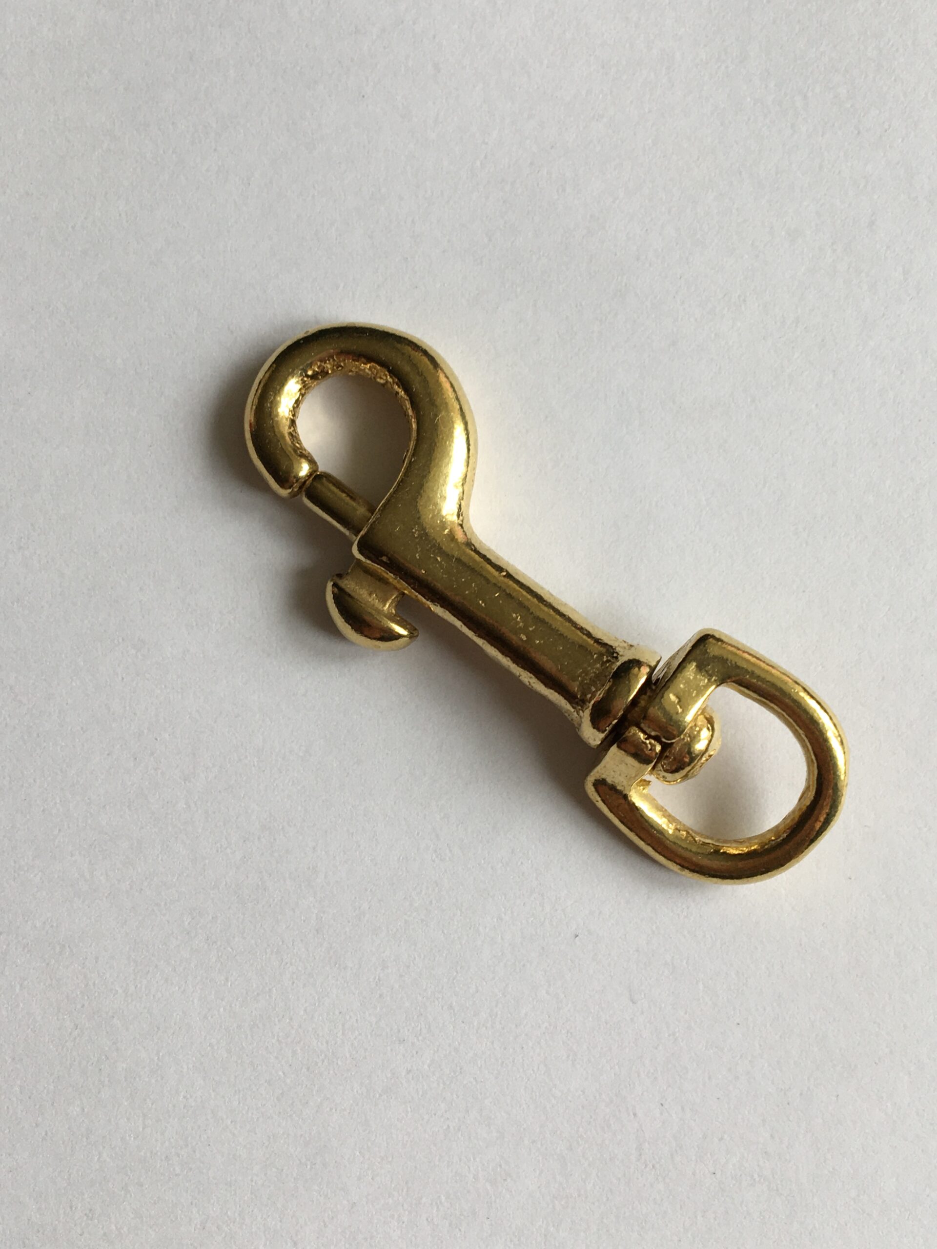 1/2" trigger hook clips swivel solid brass 12mm small large round eye triggers hooks clip