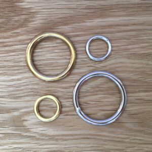 Circle Rings - Solid Brass Or Nickel Plated