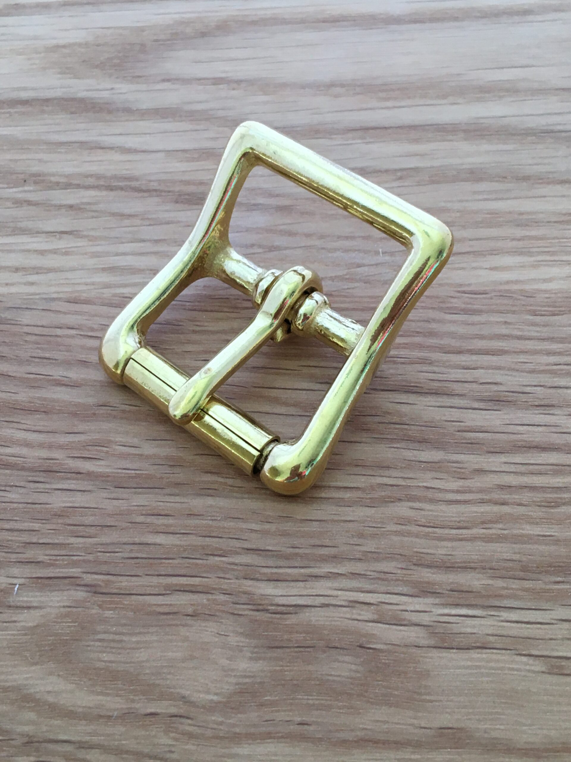 hobble single roller buckles solid brass 16mm 20mm 25mm